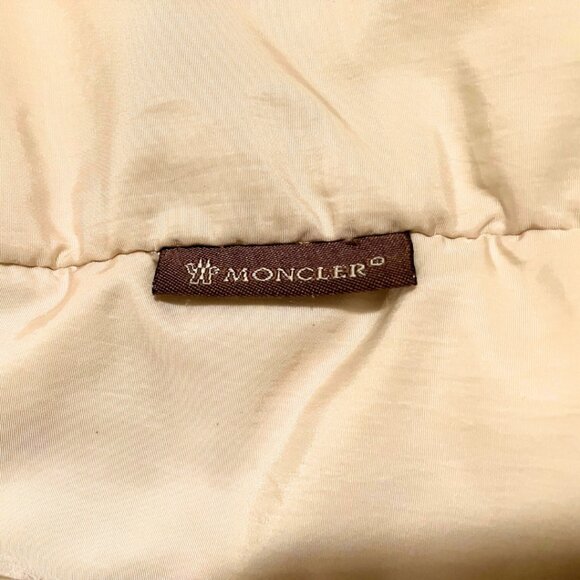Moncler Down Coat Packable Cream Jacket EUC - Picture 8 of 11